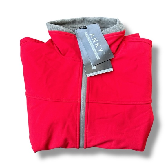 NWT Anky Red Full-Zip Jacket - Picture 1 of 6